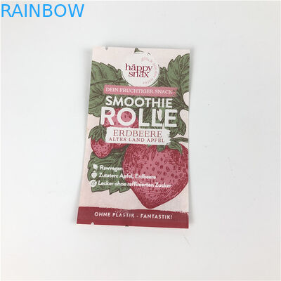 CMYK বায়োডিগ্রেডেবল ক্রাফট পেপার পাউচ 100 মিরকন ক্যান্ডি গামি ব্যাগ BIO PLA