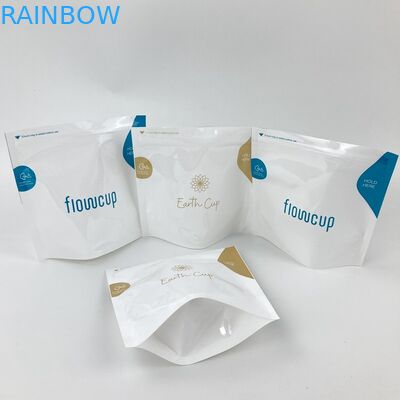 মাসিক কাপের জন্য মাইক্রোওয়েভ স্টেরিলাইজার মাইলার স্ন্যাক ব্যাগ 150 মাইক্রোন