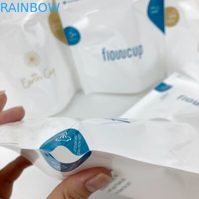 মাসিক কাপের জন্য মাইক্রোওয়েভ স্টেরিলাইজার মাইলার স্ন্যাক ব্যাগ 150 মাইক্রোন