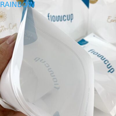 মাসিক কাপের জন্য মাইক্রোওয়েভ স্টেরিলাইজার মাইলার স্ন্যাক ব্যাগ 150 মাইক্রোন