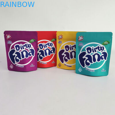 স্তরিত গাসেট ভেষজ ধূপ প্যাকেজিং তাপ সিলযোগ্য প্লাস্টিক Runtz