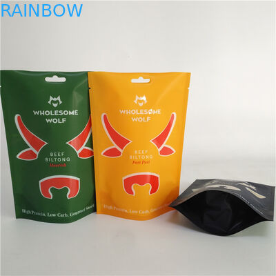 MOPP চাইল্ডপ্রুফ মাইলার ব্যাগ বিল্টং বিফ জার্কি প্যাকেজিং 110 মাইক্রোন