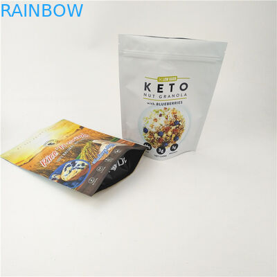 CMYK CPP রিসেলেবল মাইলার ব্যাগ ফ্রস্টেড স্ট্যান্ড আপ ডয়প্যাক জিপার 120mic MOPP