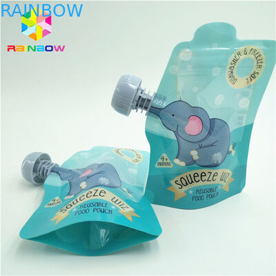 জিপার সহ 1.2C VMPET প্লাস্টিক স্ট্যান্ড আপ পাউচ 200mic MOPP CMYK Doypack