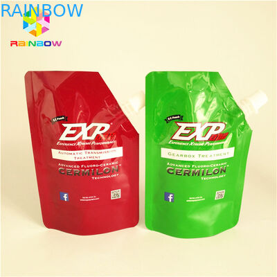 110mic ফ্ল্যাট বটম প্লাস্টিক পাউচ 1.5C Gravnre প্রিন্টিং লেমিনেটিং প্লাস্টিক পাউচ