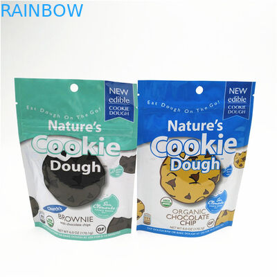 1.2C CMYK স্ন্যাক ফুড প্যাকেজিং ব্যাগ গ্রাভিউর জিপার দিয়ে রিসিলেবল