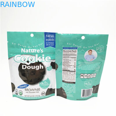 1.2C CMYK স্ন্যাক ফুড প্যাকেজিং ব্যাগ গ্রাভিউর জিপার দিয়ে রিসিলেবল