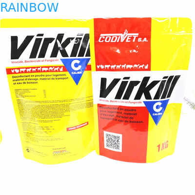 CMYK MOPP প্লাস্টিকের গন্ধ প্রমাণ পাউচ পপকর্ন স্ট্যান্ড আপ 110mic