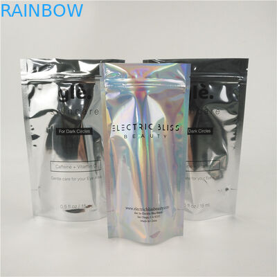 কসমেটিক ফেসিয়াল লোশনের জন্য 200mic প্লাস্টিক স্ট্যান্ড আপ পাউচ VMPET BOPP CPP