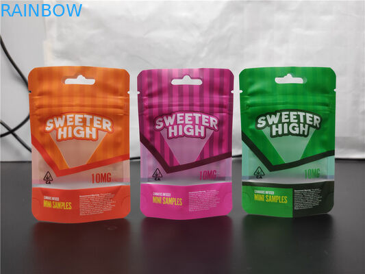 সিবিডি ক্যান্ডি ফুড স্ট্যান্ড আপ মাইলার ব্যাগ প্লাস্টিক প্যাকেজিং গন্ধ প্রমাণ