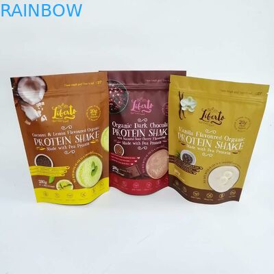 স্তরিত VMPET অ্যালুমিনিয়াম ফয়েল স্ট্যান্ড আপ ব্যাগ প্লাস্টিক মাইলার জিপার ব্যাগ আর্দ্রতা প্রমাণ