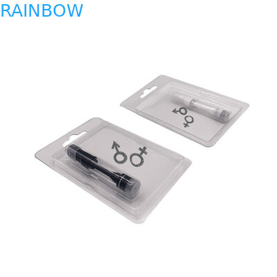 ভেপ পেন কার্টিজের জন্য ডিসপোজেবল প্লাস্টিক ক্ল্যামশেল ব্লিস্টার প্যাকেজিং ভাঁজ করা ফোস্কা