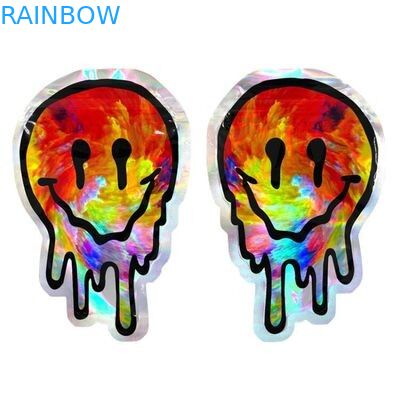 অনিয়মিত আকার 3.5g ভোজ্য মাইলার প্লাস্টিক ব্যাগ প্যাকেজিংয়ের জন্য গন্ধ প্রুফ মাইলার ব্যাগ