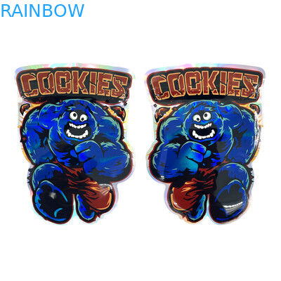 সফট টাচ মাইলার ফয়েল মিনি পাউচ ডাই কাট রাউন্ড আকৃতির জিপলক দিয়ে