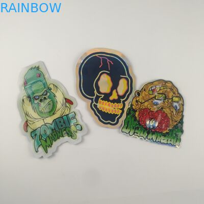 গামিস জেলি ক্যানাবিস প্লাস্টিক পাউচ প্যাকেজিং ডাই কাট কাস্টম জিপার ব্যাগ 3.5 গ্রাম