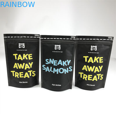 CMYK প্রিন্টেড প্লাস্টিকের পাউচ প্যাকেজিং ক্রাফ্ট পেপার ডগ ফুড ব্যাগ