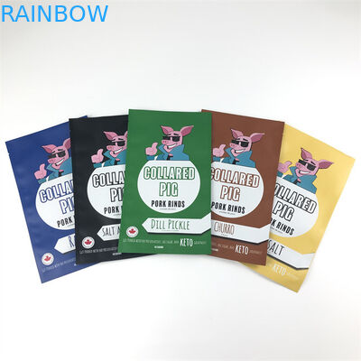 থ্রি সাইড সিল প্লাস্টিক মাইলার জিপ লক ব্যাগ রিসেলযোগ্য গন্ধ প্রমাণ