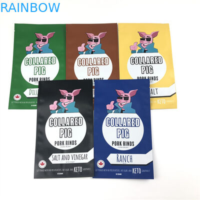 থ্রি সাইড সিল প্লাস্টিক মাইলার জিপ লক ব্যাগ রিসেলযোগ্য গন্ধ প্রমাণ