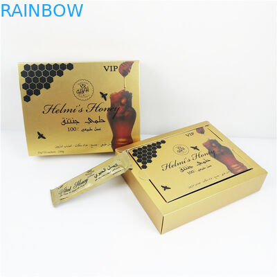 কাস্টম মুদ্রিত খালি 20 গ্রাম প্লাস্টিক প্যাকেজিং ব্যাগ মধু খাদ্য গ্রেড ভোজ্য থলি