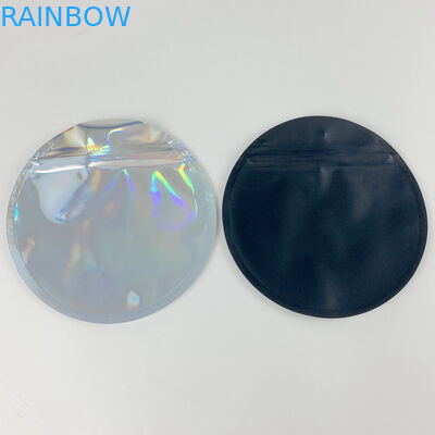 রিসিলেবল হলোগ্রাফিক মাইলার অ্যালুমিনিয়াম ফয়েল ব্যাগ ডাই কাট কাস্টম আকৃতির 3.5G