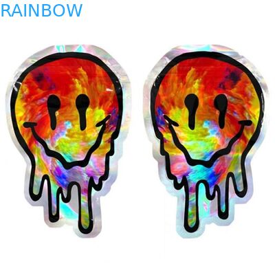 সার্কেল অনিয়মিত রিসিলেবল ডাই কাট ক্যান্ডি পাউচ কাস্টম শেপ মাইলার ব্যাগ 3.5G 7G