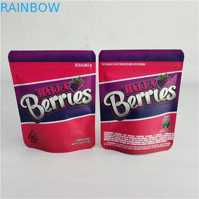 প্লাস্টিক চা কফি স্ন্যাক প্যাকিং রিসিলেবল জিপলক ব্যাগ কাস্টম পাউচ স্তরিত Runtz