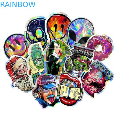 কাস্টম অনিয়মিত আকার মাইলার প্লাস্টিক জিপার ব্যাগ গন্ধ প্রমাণ 3.5g 7g