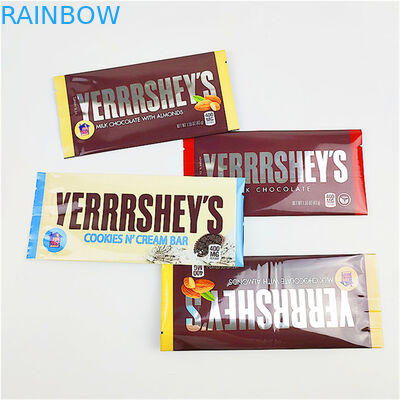 চকলেট বারের জন্য কাস্টম প্রিন্টেড মাইলার এডিবলস স্ন্যাক ব্যাগ প্যাকেজিং 400mg