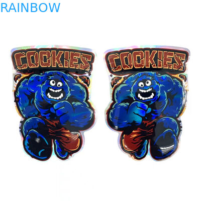 অনিয়মিত পুনর্নির্মাণযোগ্য জিপ লক মাইলার ব্যাগ ক্যান্ডি প্লাস্টিক পাউচ