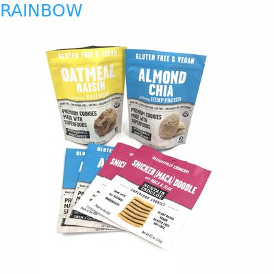 গাঁজা কুকি কফি বিন প্যাকেজিংয়ের জন্য কাস্টম লোগো 3.5g স্ট্যান্ড আপ মাইলার ব্যাগ