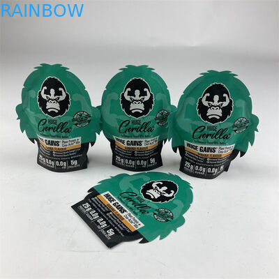 অনিয়মিত আকৃতির স্তরিত গন্ধ প্রুফ মাইলার 3.5g 7g 14g 28g সফট টাচ জিপলক মাইলার ব্যাগ