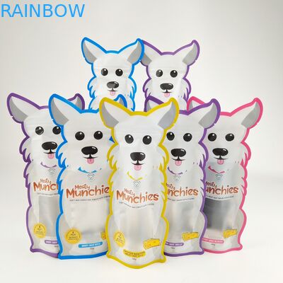 চাইল্ডপ্রুফ জিপলক মাইলার স্ট্যান্ড আপ ব্যাগ 3.5 গ্রাম স্পেশাল ডাই কাট 50 - 200 মাইক্রন পুরুত্ব