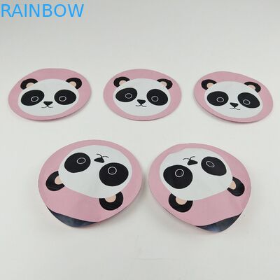 ডিজিটাল প্রিন্ট ফয়েল প্যাকেজিং ব্যাগ অনিয়মিত প্লাস্টিক ডাই কাট ভোজ্য খাদ্য জিপার পাউচ