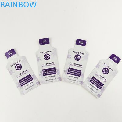 বিশেষ আকৃতির কাস্টম প্রিন্টেড মাইলার ব্যাগ ডাই কাট অনিয়মিত পাউচ জিপার দিয়ে