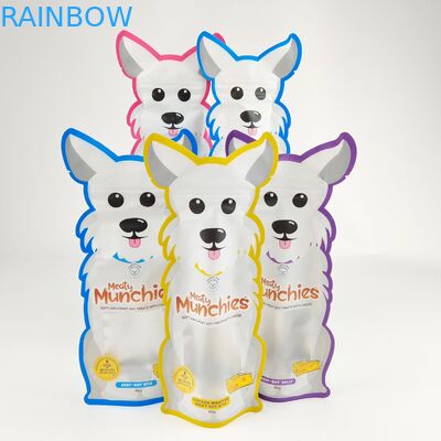 প্লাস্টিকের আকৃতির জিপলক মাইলার ব্যাগ চাইল্ডপ্রুফ ডিজিটাল প্রিন্ট অনিয়মিত ফয়েল প্যাকেজিং ব্যাগ