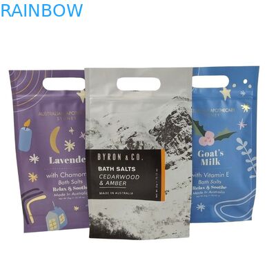 কাস্টম ডিজাইন স্ট্যান্ড আপ জিপার পাউচ বডি স্ক্রাব প্যাকেজিং অ্যালুমিনিয়াম ফয়েল মাইলার ব্যাগ