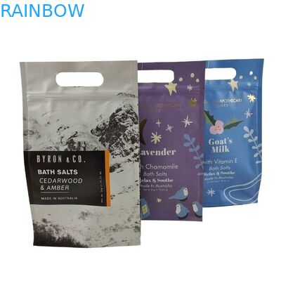 কাস্টম ডিজাইন স্ট্যান্ড আপ জিপার পাউচ বডি স্ক্রাব প্যাকেজিং অ্যালুমিনিয়াম ফয়েল মাইলার ব্যাগ