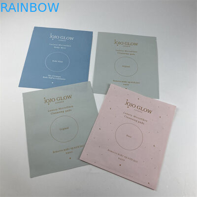 মেক আপ ক্লিনজিং প্যাডের জন্য ডিজিটাল প্রিন্টেড OEM পুনঃব্যবহারযোগ্য PLA কম্পোস্টেবল স্যাচেট ফ্ল্যাট ব্যাগ