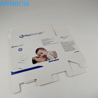 400g পেপারবোর্ড স্টোরেজ বক্স কাস্টমাইজড আয়তক্ষেত্রাকার দুধ প্যাকেজিং বক্স