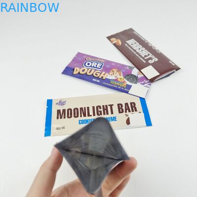 কাস্টম মুদ্রিত মাইলার জিপার ব্যাগ চকোলেট প্যাকেজিং ব্যাগ আর্দ্রতা প্রমাণ