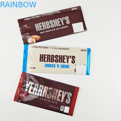 600mg চকলেট প্যাকেজিং পাউচ কাস্টম লোগো ফয়েল ব্যাগ চকোলেট প্যাকিং প্যাকিং