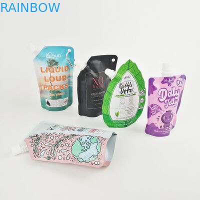 টমেটো সস / প্রসাধনীর জন্য নমনীয় প্লাস্টিক স্পউট পাউচ লিকুইড ডয়প্যাক