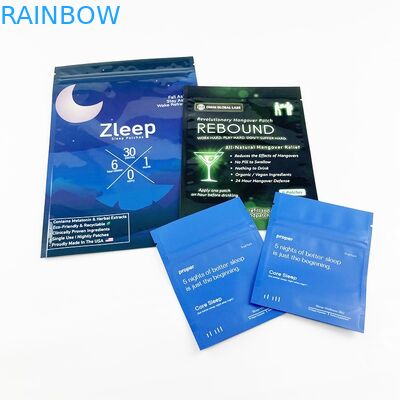 বায়োডিগ্রেডেবল ফয়েল ক্রাফ্ট পেপার খালি স্যাচেট ব্যাগ কসমেটিক নমুনা তিন পাশে সিল করা ব্যাগ