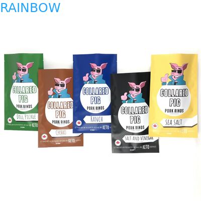 35g ফুড মাইলার ব্যাগ প্যাকেজিং ক্যানাবিস প্লাস্টিক মাইলার স্ট্যান্ড আপ পাউচগুলি কাস্টমাইজ করুন