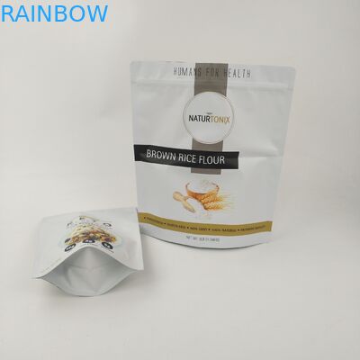 স্ন্যাক কুকিজ চকোলেট জিপলক স্ট্যান্ড আপ পাউচ ফুড গ্রেড MOPP PET PE CMYK রঙ