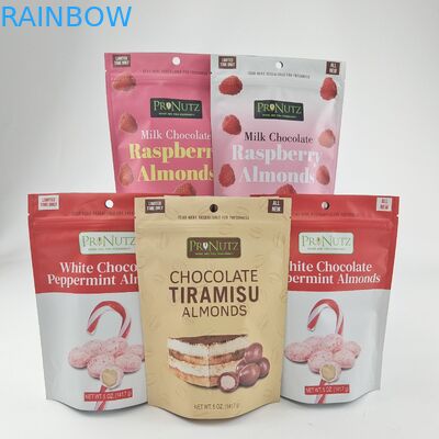 জিপার উইন্ডো সহ 3.5g ভোজ্য খাদ্য প্যাকেজিং ব্যাগ মাইলার স্ট্যান্ড আপ পাউচ