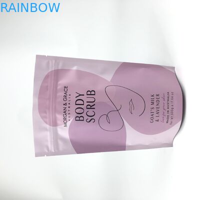 বডি স্ক্রাব বাথ সল্টের জন্য জিপার মাইলার স্ট্যান্ড আপ পাউচ গ্র্যাভনর প্রিন্টিং