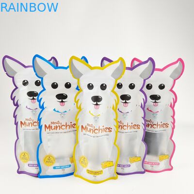 কাস্টম প্রিন্টেড ডাই কাট মাইলার ব্যাগ 3.5 গ্রাম হলোগ্রাফিক হলোগ্রাম জিপলক বিশেষ আকৃতির ব্যাগ