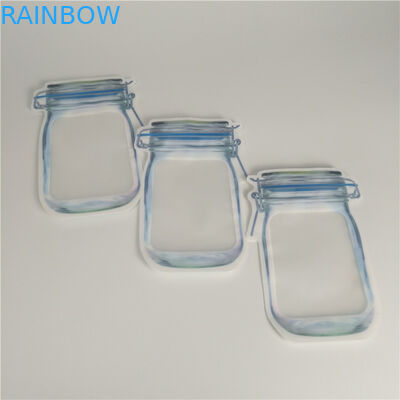 জিপলক সহ কাস্টম শেপ ডাই কাট মাইলার ব্যাগ 3.5 গ্রাম হলোগ্রাফিক গন্ধ প্রুফ ব্যাগ