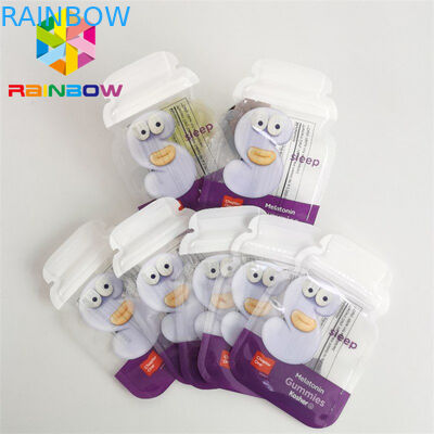 ডাই কাট ছোট রিসিলেবল স্মেল প্রুফ ব্যাগ 3.5 গ্রাম কুকি মাইলার ফুড ব্যাগ